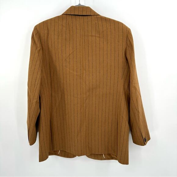 Madewell Oversized Blazer in Pinstripe Size 6 - Picture 10 of 11